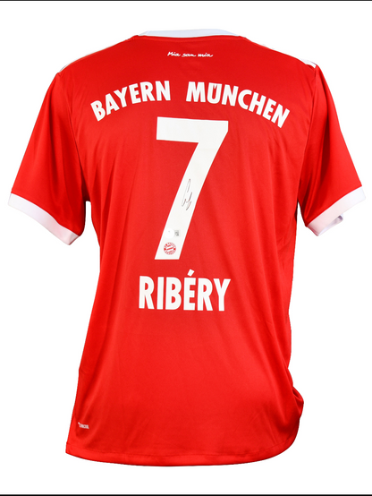 Maillot Domicile Bayern Munich 2012-13 signe par Franck Ribery et Certifie par Beckett authentic-signatures