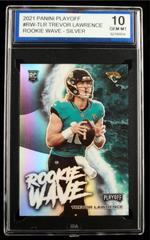 Trevor Lawrence 2021 Playoff Rookie Wave Silver #11 RC (ISA 10) authentic-signatures