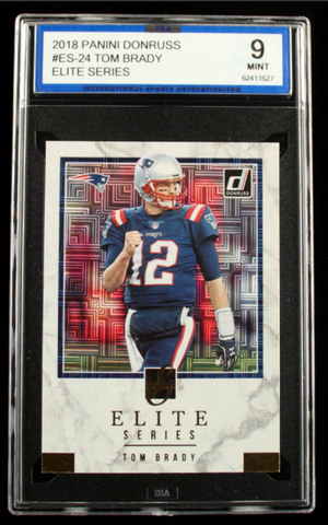 Tom Brady 2018 Donruss The Elite Series #24 (ISA 9) authentic-signatures