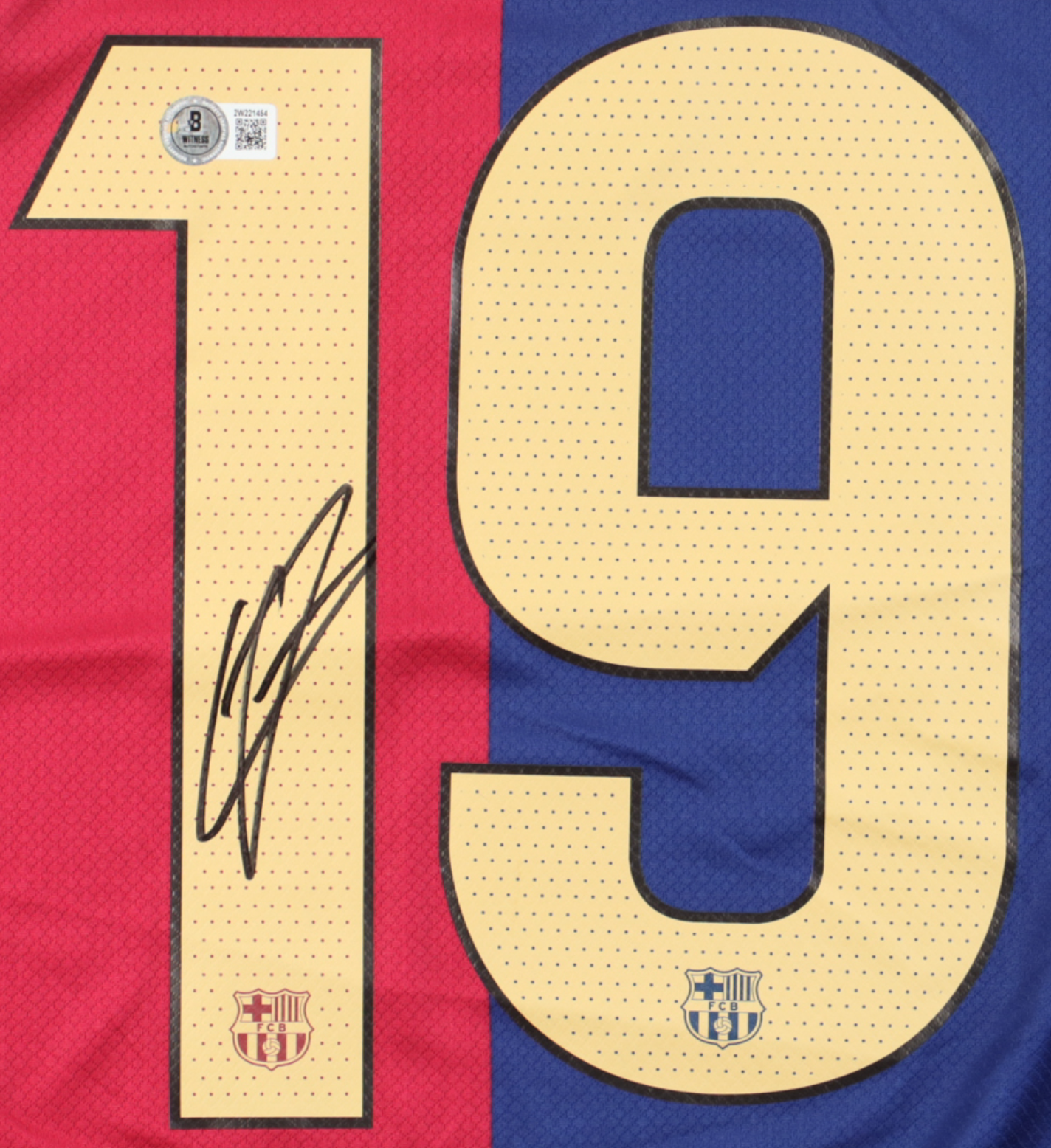 Maillot Domicile signe par Lamine Yamal Fc Barcelone 2023-24 Certifie par Beckett authentic-signatures