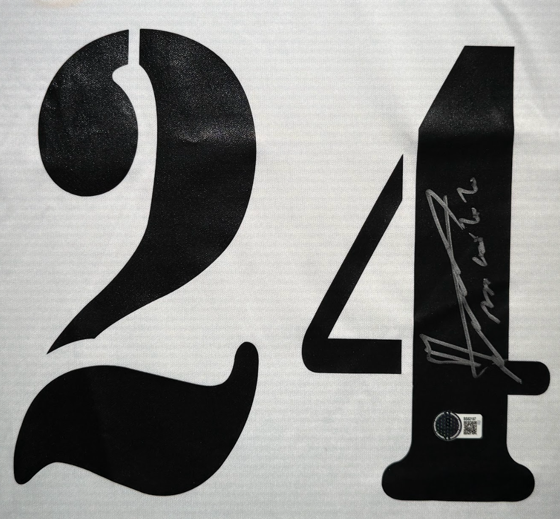 Maillot Domicile Real Madrid CF 2002-03  signe par Claude Makelele et Certifie par Beckett authentic-signatures