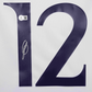 Maillot Domicile Real Madrid CF 2022-23 signe par Eduardo Camavinga et Certifie par Beckett authentic-signatures