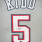 Maillot Custom Brooklyn Nets signe par Jason Kidd et certifie par Beckett authentic-signatures