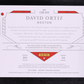 David Ortiz 2019 Panini National Treasures Colossal Materials Holo Gold #26 #14/25 authentic-signatures
