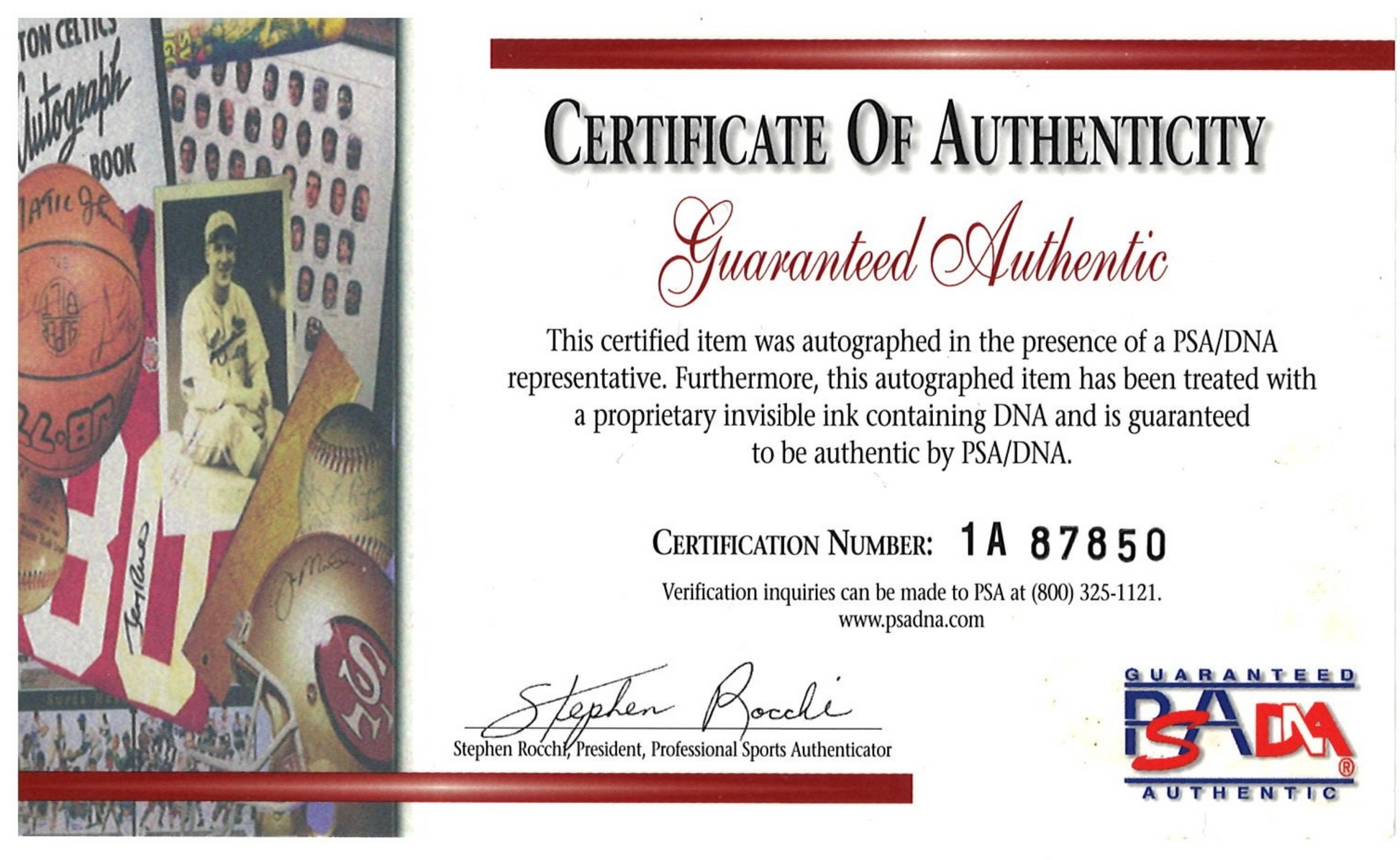 Basketball Finals NBA 2001 signe par Kobe Bryant certifie par Beckett et PSA authentic-signatures