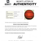 Basketball "Best Wishes" signe par Michael Jordan certifie par Beckett authentic-signatures