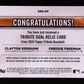 Freddie Freeman / Clayton Kershaw 2024 Topps Tribute Dual Player Relics Green #DR2KF #66/99 authentic-signatures