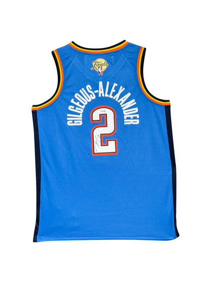 Maillot Authentique NBA Finals OKC Thunder signe par Shai Gilgeous Alexander certifie par JSA authentic-signatures